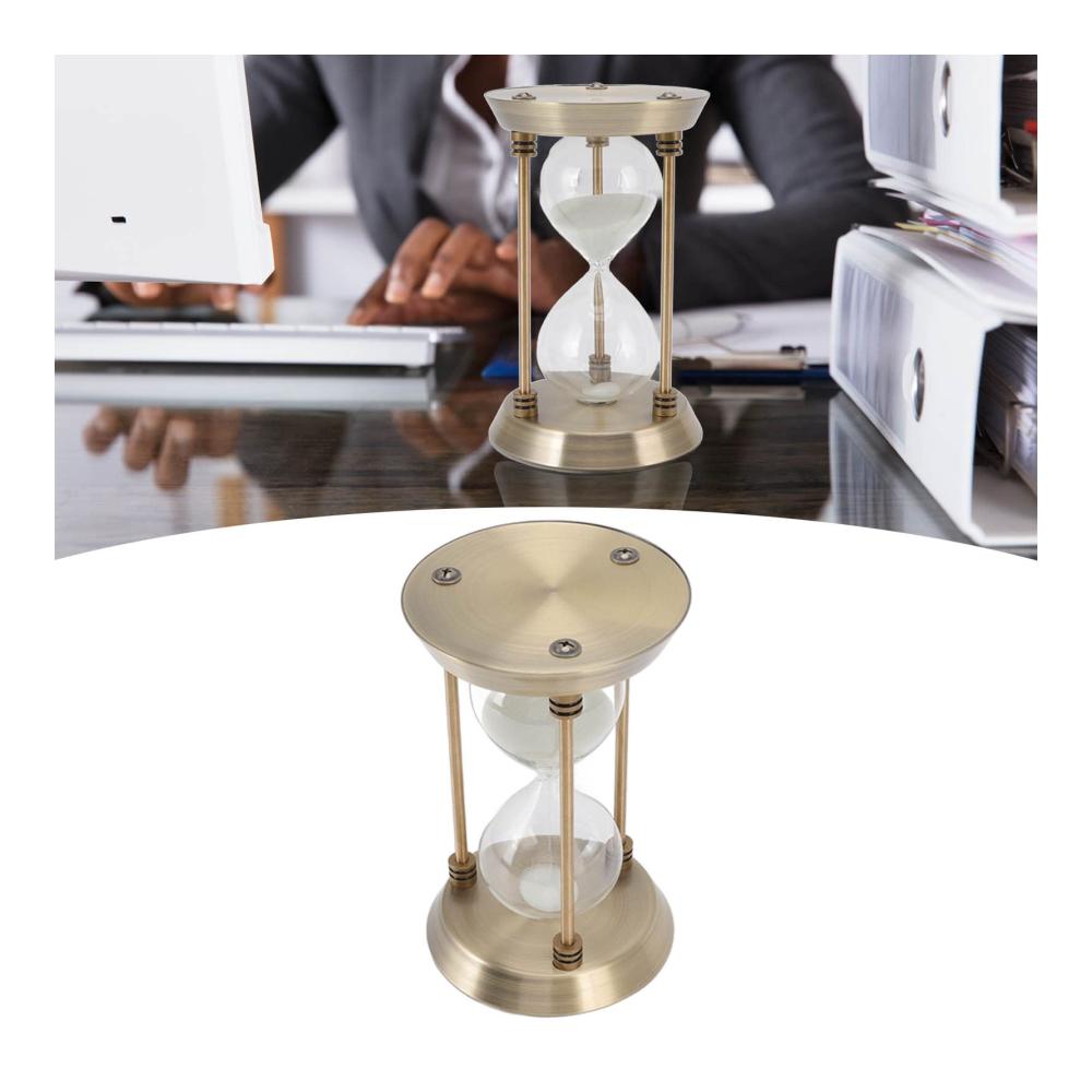Entdecken Sie die Zeit mit Eleganz Eieruhren-Sanduhr aus hochwertigem Eisen und Glas 15 Minuten Timer stilvolles Heimdekor und Büro-Accessoire ideales Geschenk für jede Gelegenheit