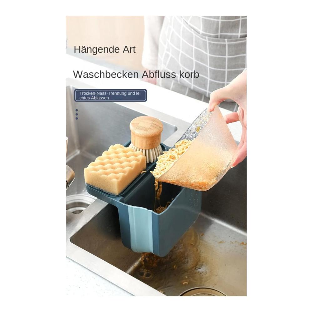 Holen Sie sich Ordnung Faltbarer Schrankkorb für Küchenspülen | Tropfschutz & Organisation | Praktisch für Küchen und Restaurants | Platzsparend & Vielseitig
