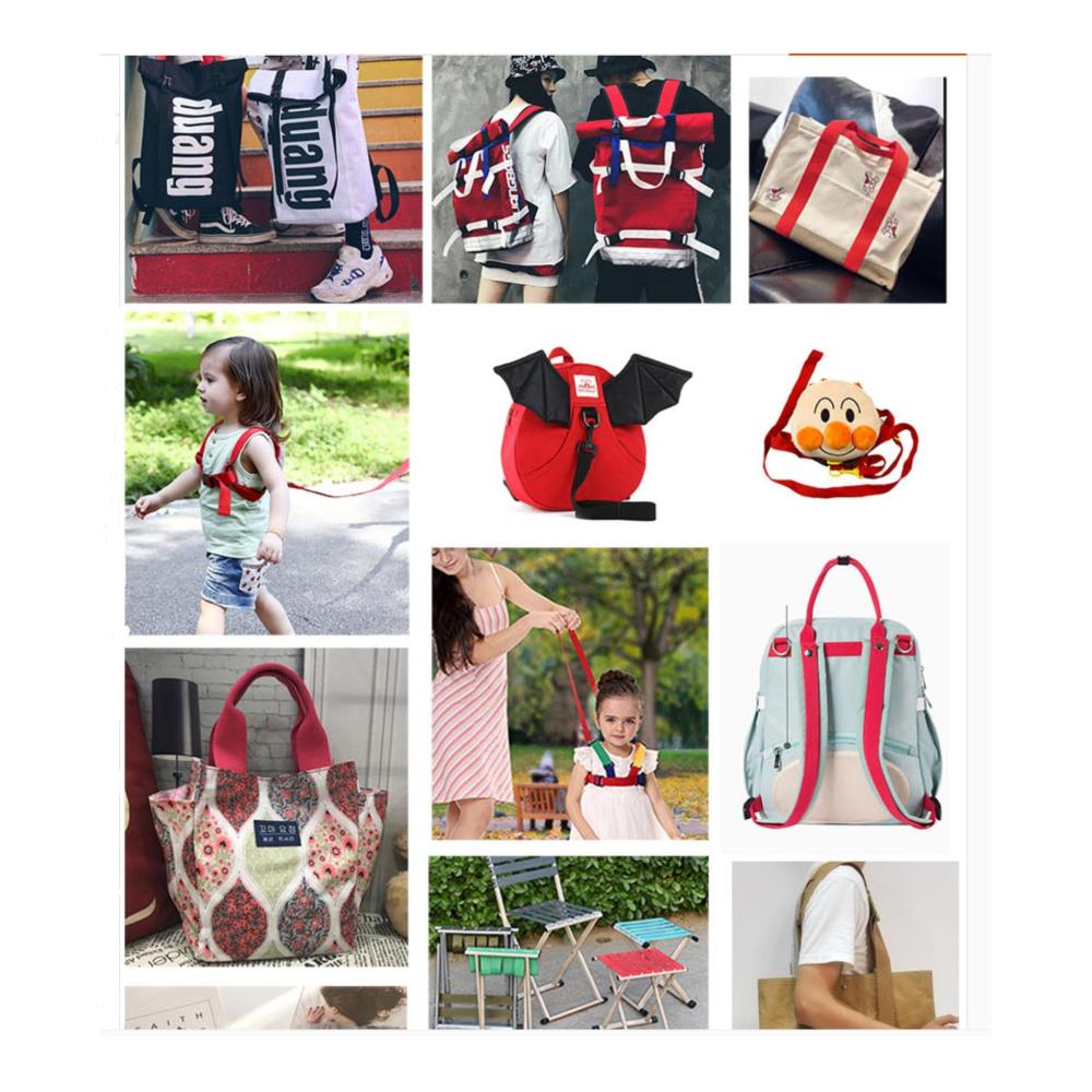 Entdecken Sie hochwertige Materialien zur Taschenherstellung Baumwollgewebe für strapazierfähige Taschenriemen Segeltuchband perfekt für Gürtel Rucksackzubehör und Outdoor-Rucksackteile. Ideal für DIY-Projekte zu Hause Handwerksliebhaber werden dieses 91 m lange Set lieben