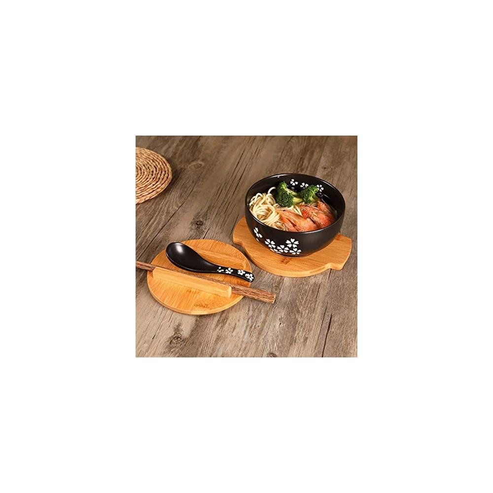 Erleben Sie kulinarische Freude mit unseren exquisiten Salatschüsseln – Japanische Ramen & Reisschüsseln aus handgezeichneter Keramik. Retro-Design für einzigartiges Geschirr. 6