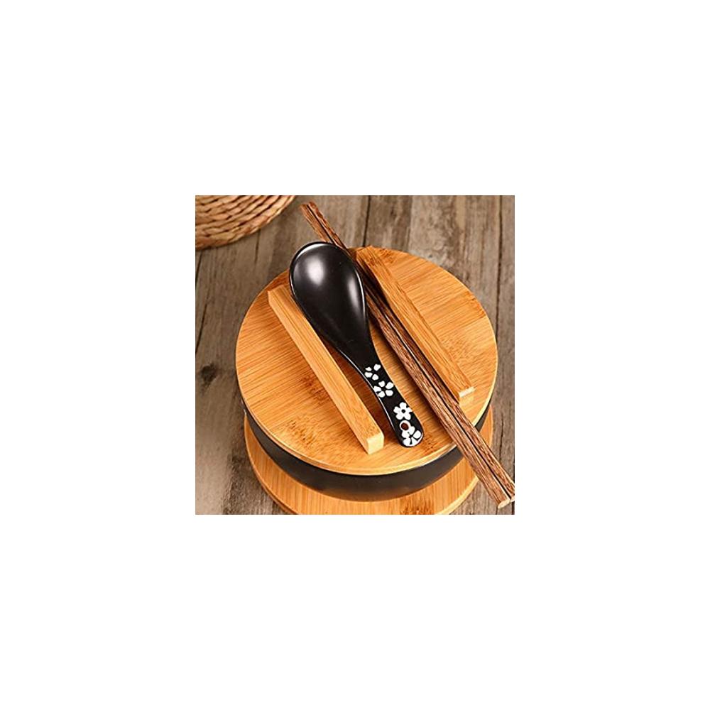 Erleben Sie kulinarische Freude mit unseren exquisiten Salatschüsseln – Japanische Ramen & Reisschüsseln aus handgezeichneter Keramik. Retro-Design für einzigartiges Geschirr. 6