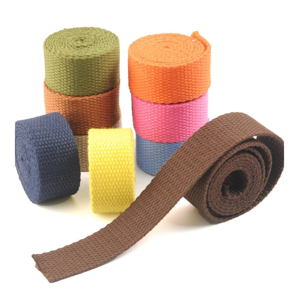 Entdecken Sie hochwertige Materialien zur Taschenherstellung Baumwollgewebe für strapazierfähige Taschenriemen Segeltuchband perfekt für Gürtel Rucksackzubehör und Outdoor-Rucksackteile. Ideal für DIY-Projekte zu Hause Handwerksliebhaber werden dieses 91 m lange Set lieben