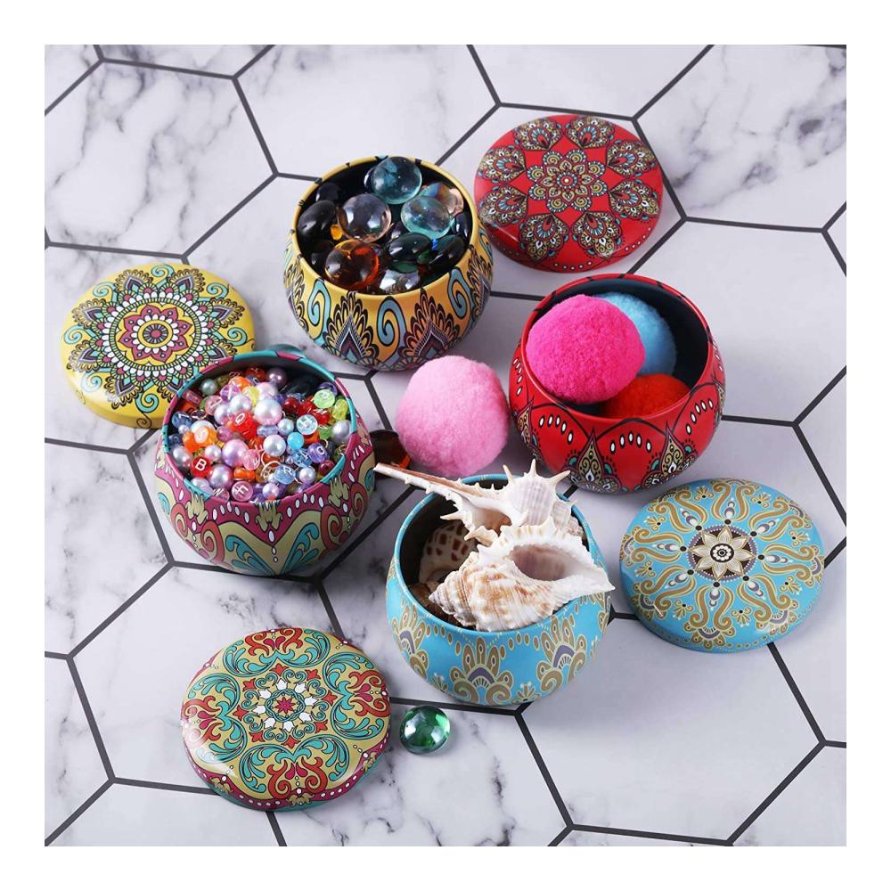 Entzückende 20-teilige Kerzendosen-Sets & Zubehör Metallbehälter 125ml mit Deckel für DIY-Kerzenherstellung & Handwer