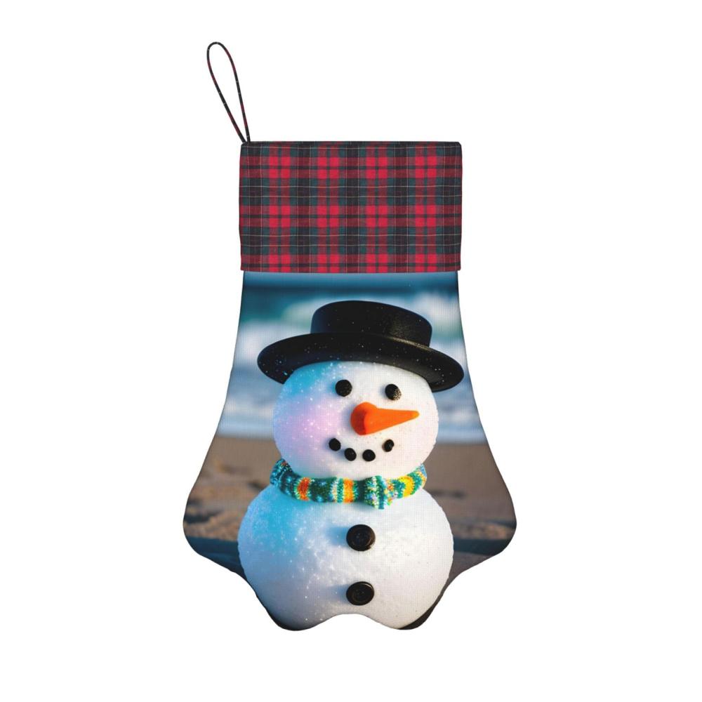 Schneemann Am Strand