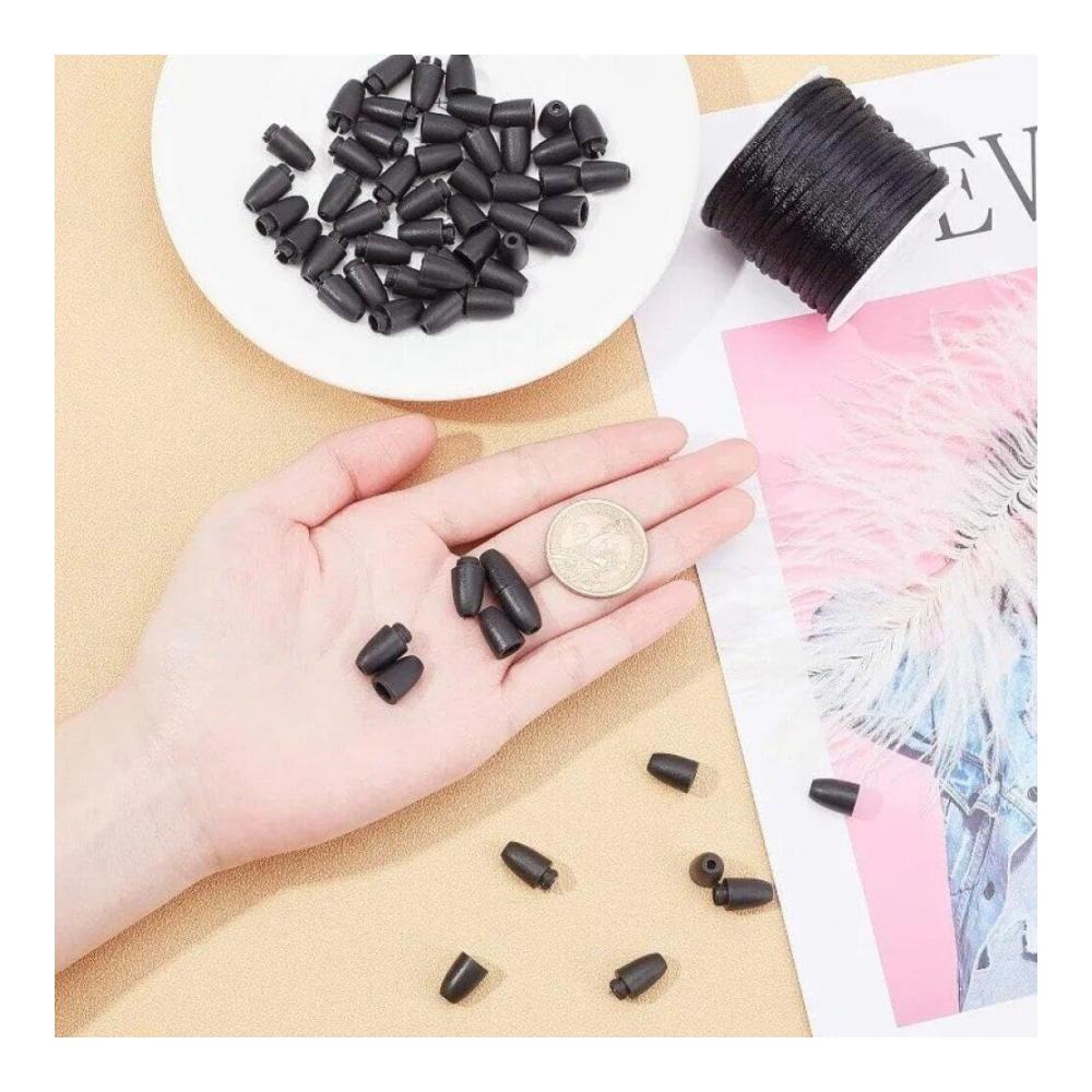 Entdecken Sie Sicherheit und Stil Breakaway-Verschluss für Lanyards - 24 mm Plastikfassanschlüsse für DIY-Schmuck und Halsketten. Sichere Verbindungen für Ihr einzig