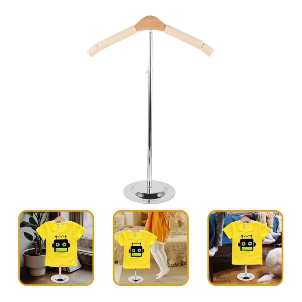 Hochwertiges Trockengestell für T-Shirts | Flexibles Schulterdesign | Metallkleiderbügelregal für optimales Hemd-Display