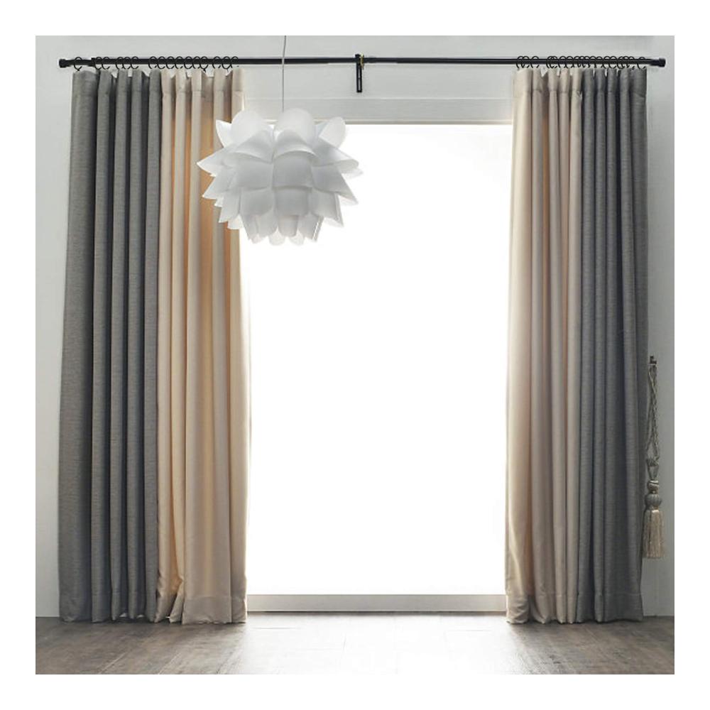 Premium Vorhangringe Set - 50 Metallringe (30mm) & 50 weiße Kunststoffhaken für Vorhänge und Stangen | Drapier-Schiebeösen inklusive | Hochwertige Aufhängung für elegante Fensterdekorationen