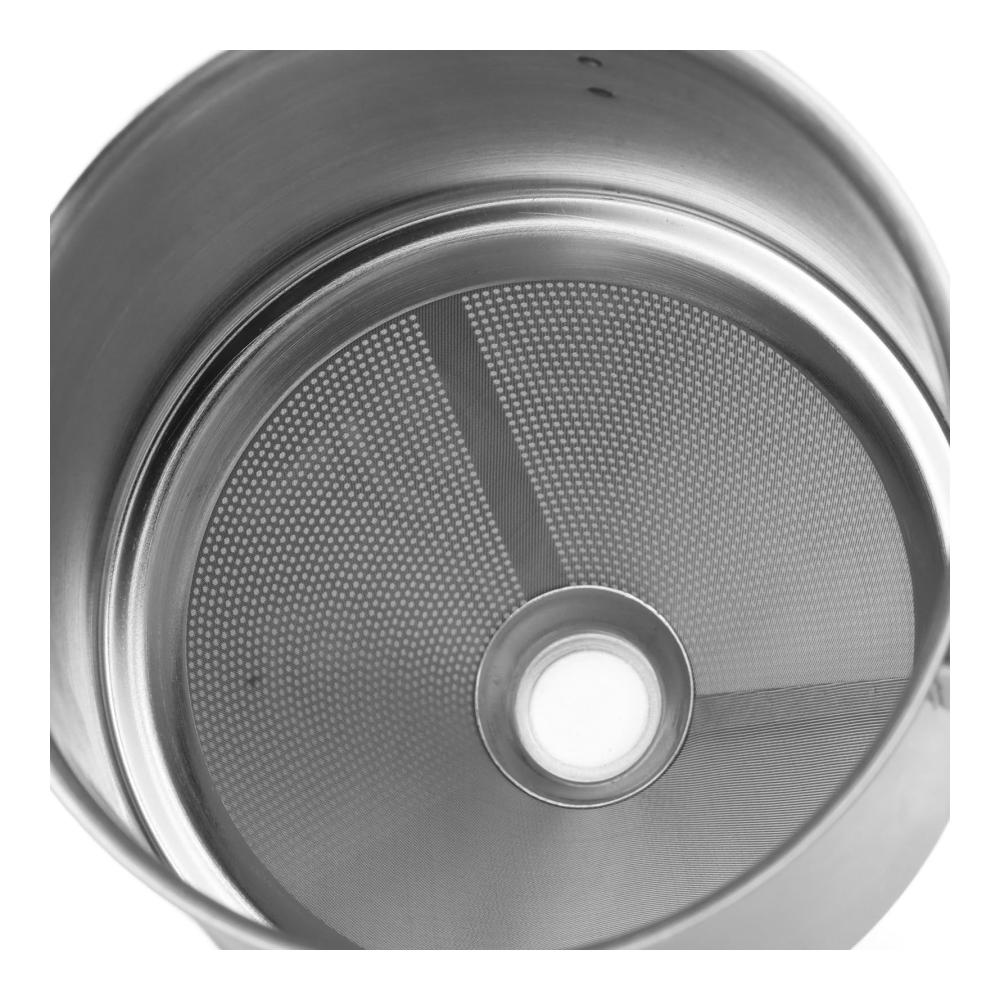 Premium Filterkaffeemaschine aus Edelstahl | Wiederverwendbarer Kegel-Kaffeetropfer für Zuhause & Büro | Tragbare Übergießkaffeemaschine für perfekten Kaffee