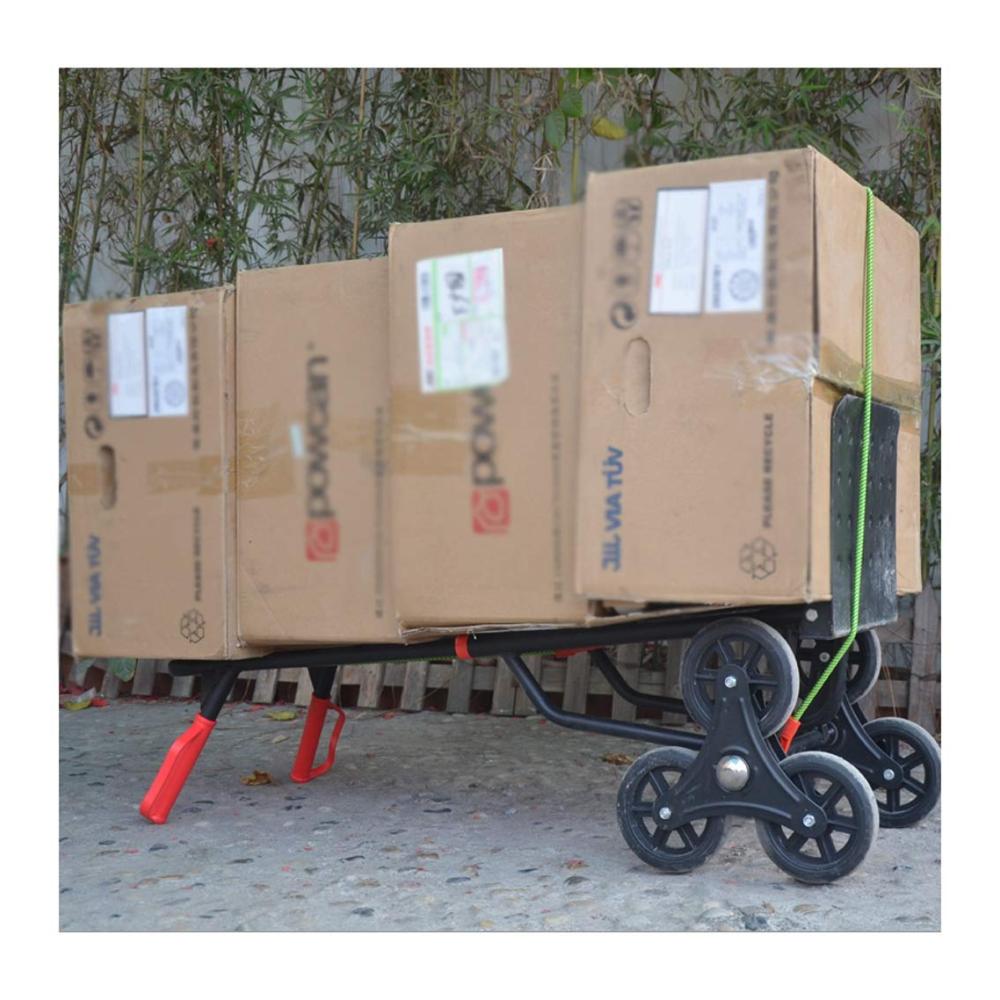 Einkaufstrolley Creative Folding Trolley für bequemen Einkauf & Transport | Klappbarer Warentransporter für Zuhause & Büro | Leichtes Lasten ziehen & schieben | Robuster Umzugswagen (Far